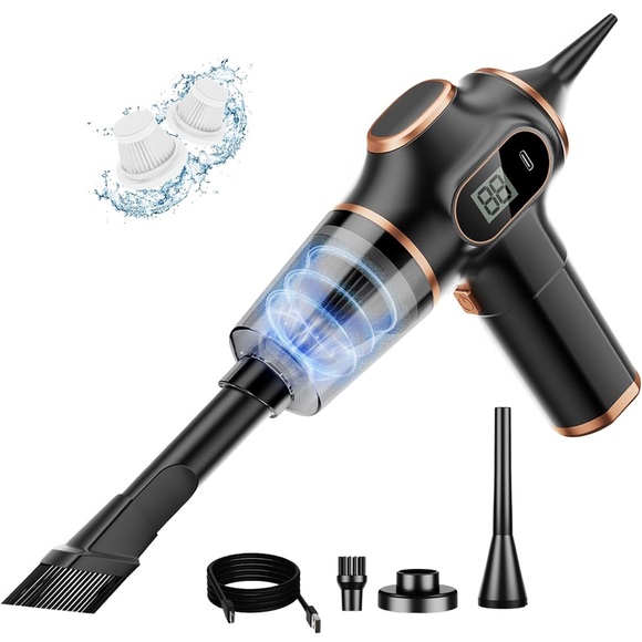 Wireless Car Vacuum Cleaner 98000Pa 120W Cordless Handheld Portable High power - Picture 1 of 5